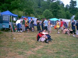 So the line for the food vendor was a little long...